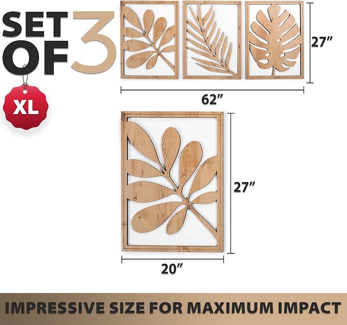 qmmp Modern Wooden Wall Sculptures - Image 4