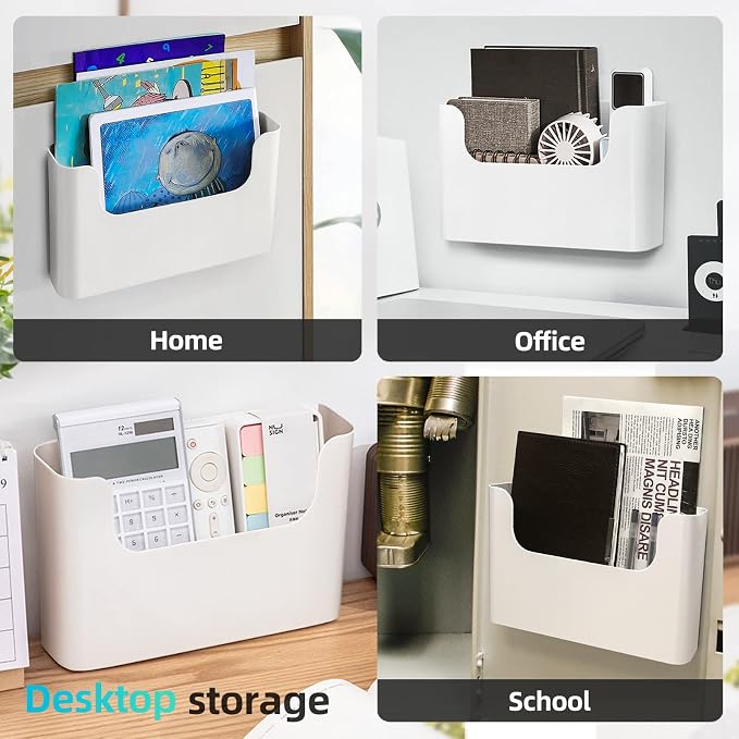 Wall Mount File Organizer Holder Hanging File Organizer Door Office Mail - Image 5