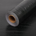 Peel and Stick Wallpaper Black Wood Wall Paper by LOVADA