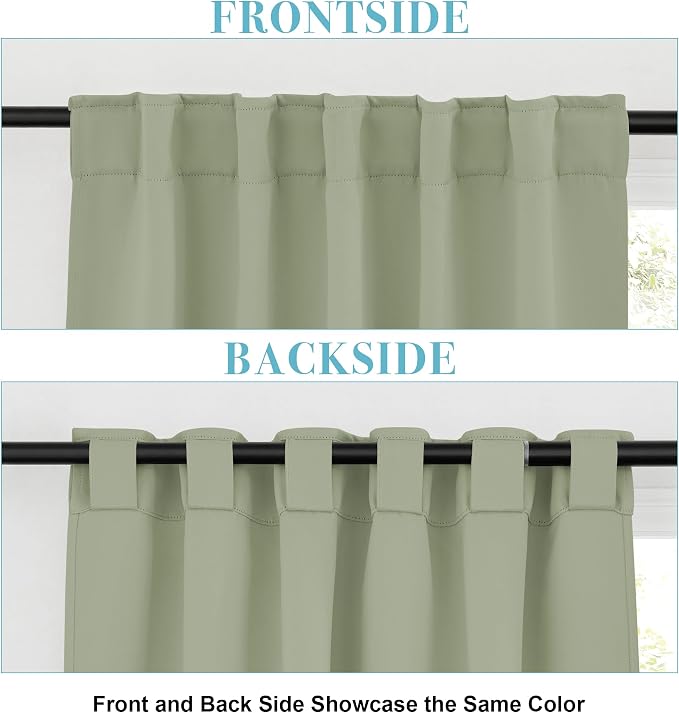 RYB HOME Blackout Curtains for Bedroom, Window Shades Thermal Insulating - Image 6