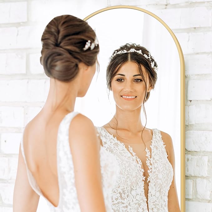 DUMOS 59"x16" Arched Full Length Mirror - Image 5
