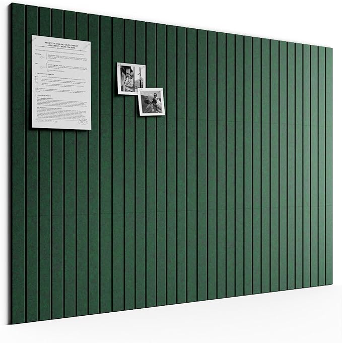 Bumusty Large Cork Board Alternative-48 x 36" Felt Bulletin Board Tiles by BUMUSTY