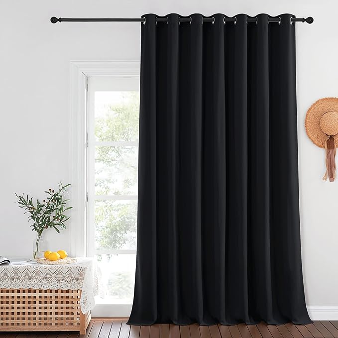 NICETOWN Black Out 132 inch Curtain by NICETOWN