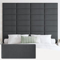 IFNOW Upholstered Wall Mounted Headboard, 3D Soundproof Wall Panels Peel and by IFNOW
