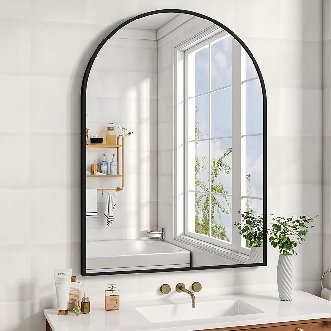 XRAMFY 32"x48" Arched Bathroom Mirror - Image 8