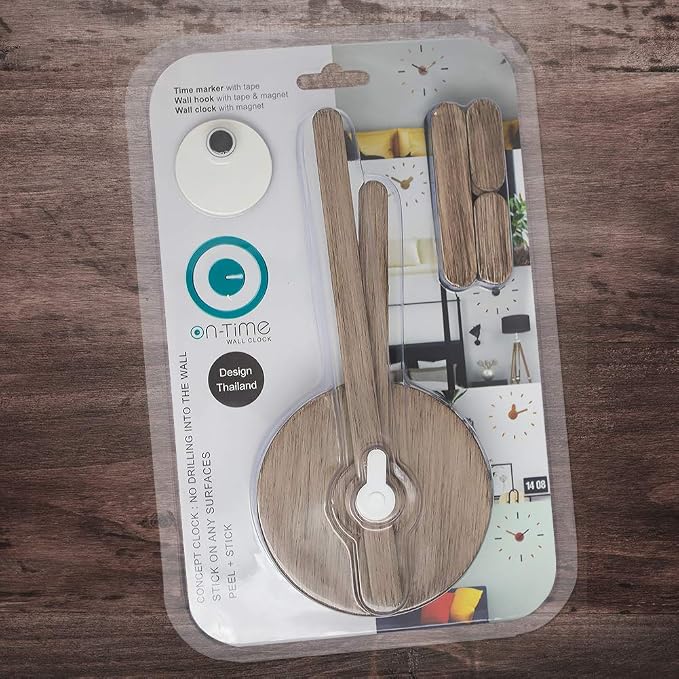 Presentime & Co Large Frameless DIY Wall Clock - Image 4
