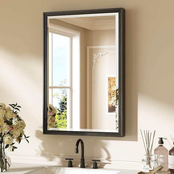 Keonjinn Black Bathroom Mirrors by Keonjinn