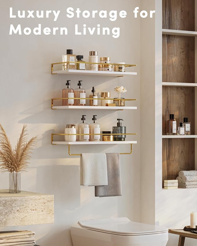 Onlysky Bathoom Shelves, Floaiting Shelves - Image 4