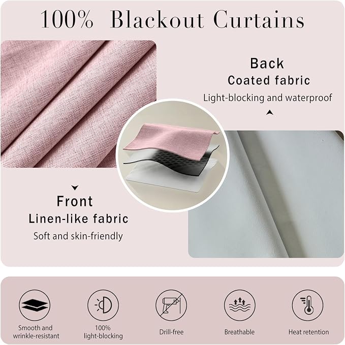 Self-Adhesive Total 100% Blackout Window Treatment - Image 4