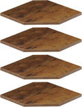 JJL Corner Shelf, 12 Inch Set of 4 Floating Shelves by Unknown