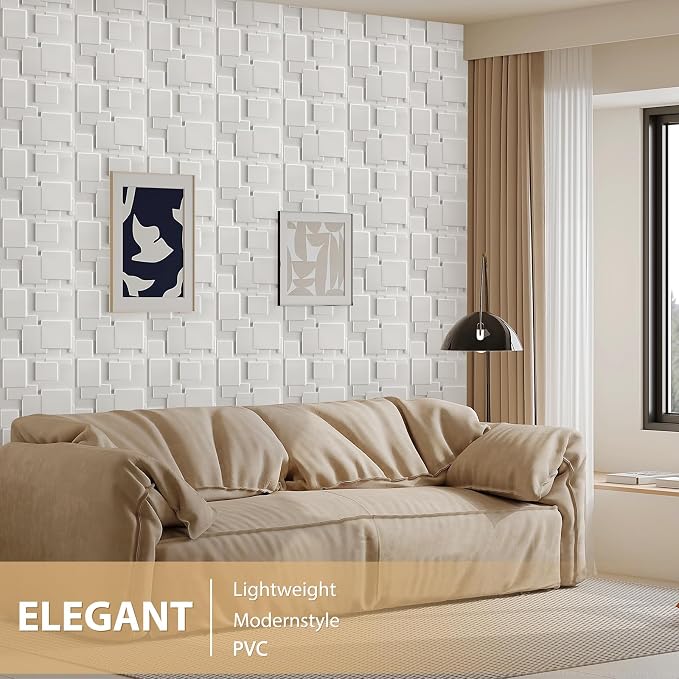 Heikki 30 Pack 3D Wall Panel for Interior Wall Décor, PVC Flower Textured Wall - Image 5