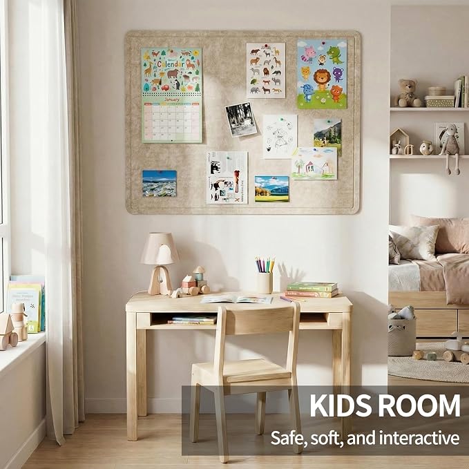 Large Felt Bulletin Board for Wall, Soft Felt Cork Board for Office, Home - Image 5