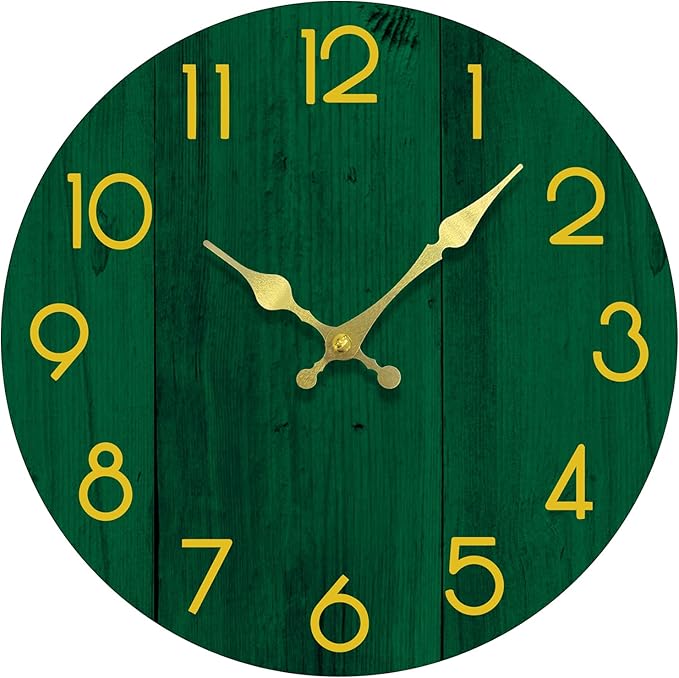 Wall Clock, Modern Wall Clocks Battery Operated, Silent Non Ticking Clock by wallclock