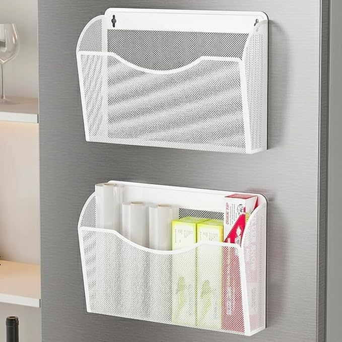 MINDEPOT Magnetic Wall File Organizer, Hanging Wall Mounted File Folder Binder - Image 6