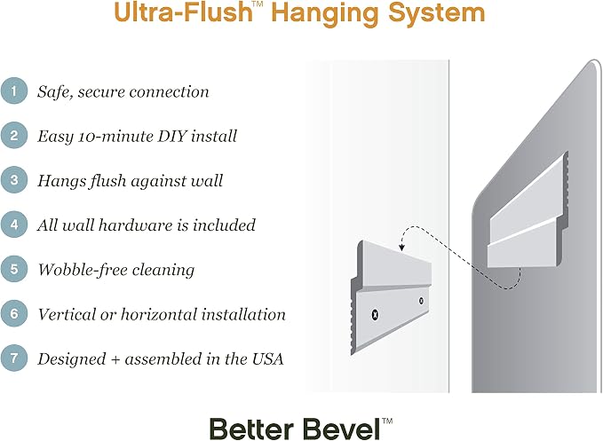 Better Bevel Frameless Rectangle Mirror - Image 5