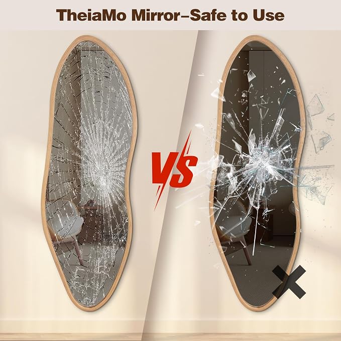 Irregular Full Length Mirror, Large Asymmetrical Wall Mirrors - Image 7