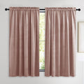 NICETOWN Dusty Pink Velvet Curtains and Drapes by NICETOWN