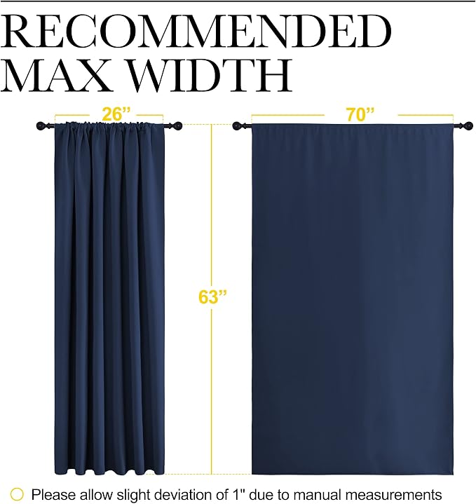 NICETOWN Blackout Curtains for Bedroom, Home Decorations Thermal Insulated - Image 7