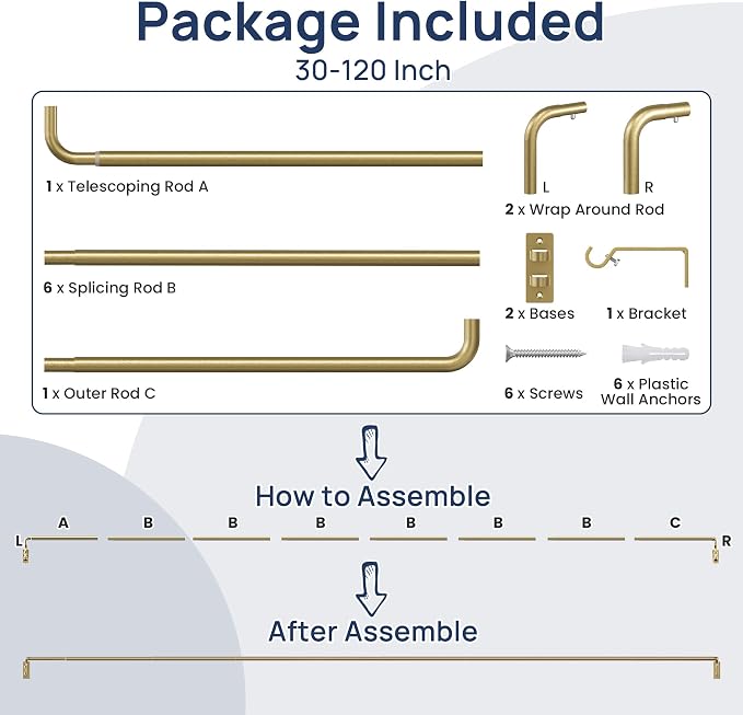 ENJOYBASICS Blackout Curtain rod - Image 8