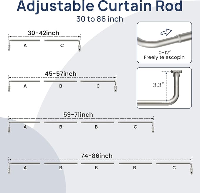 ENJOYBASICS Blackout Curtain rod - Image 5