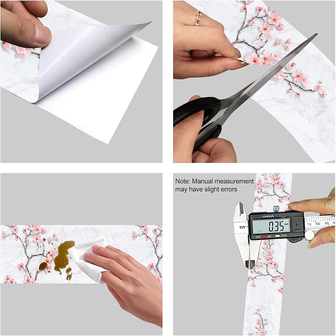 HOMETITUTE Wallpaper Border Peel and Stick Decorative Wall Trim Self Adhesive - Image 6
