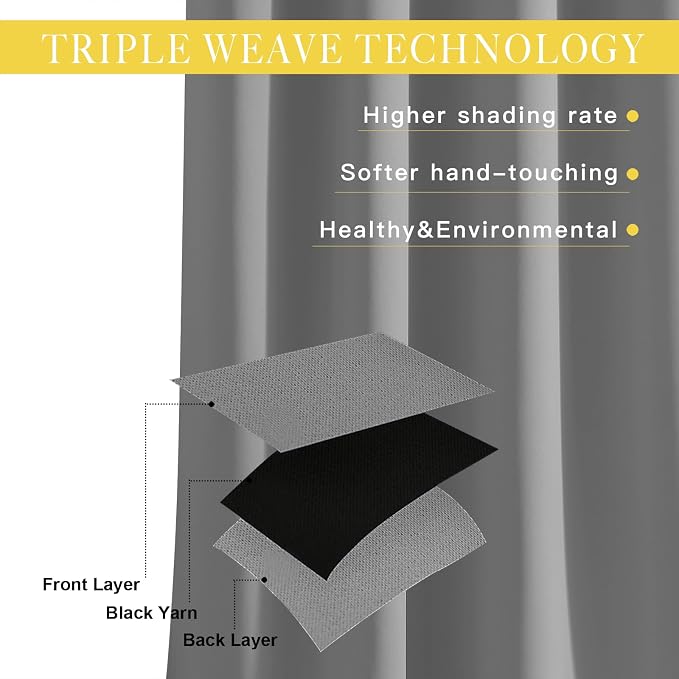 NICETOWN Blackout Sliding Door Curtain - Image 3