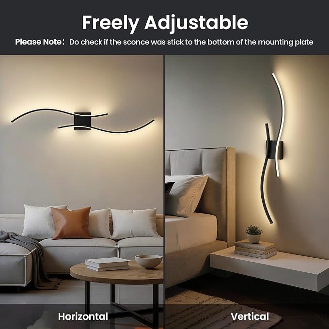 Battery Operated Wall Sconces Set of Two, 10000mAh Rechargeable Modern Wall - Image 7