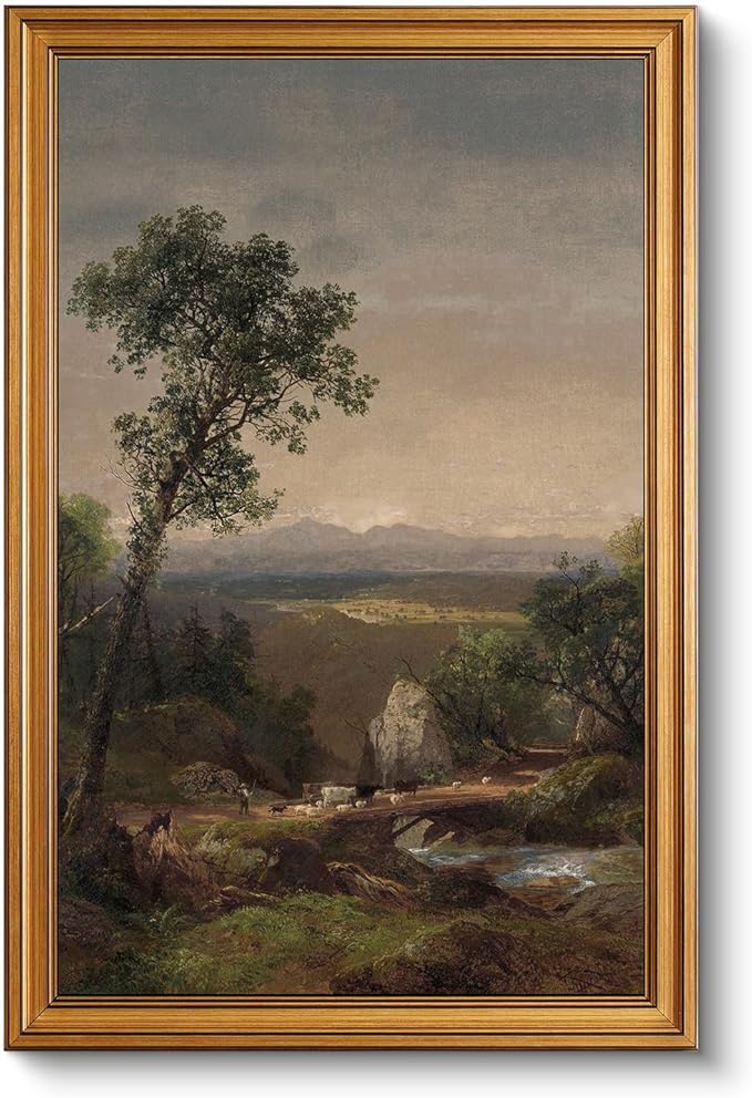 VIYYIEA Vintage Large Framed Wall Art by VIYYIEAART