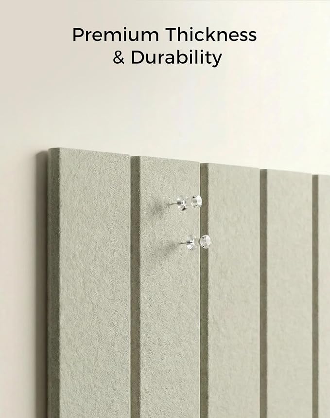 Aothia 12-Pack Felt Bulletin Board Tiles, 48x36 Modular Pin Board - Image 3