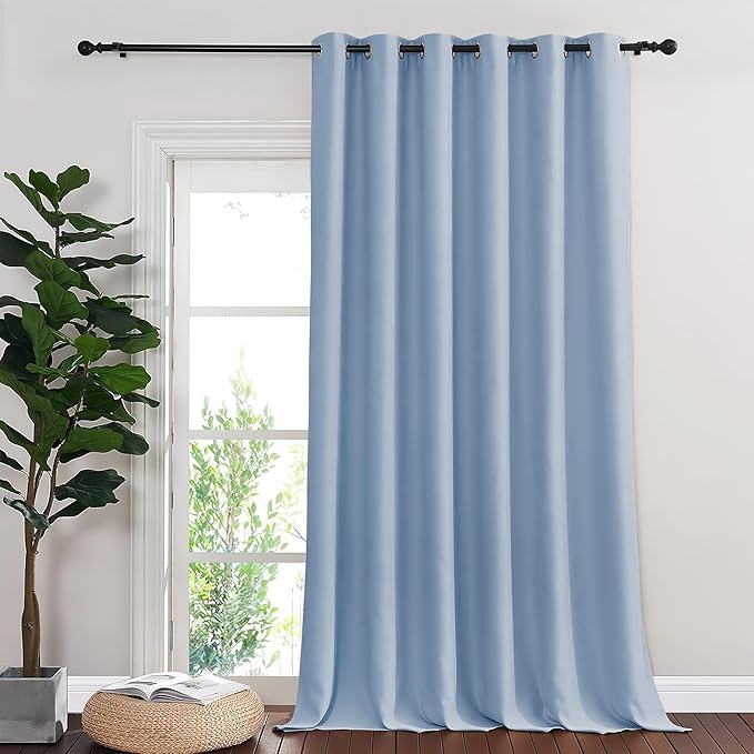 NICETOWN Vintage Blue Blackout Curtains by NICETOWN