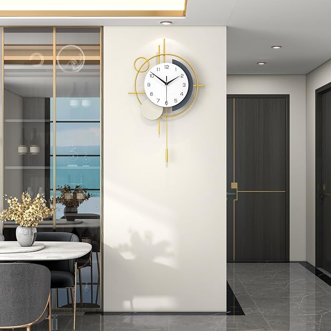 Wall Clock Decorative Large Modern Wall Clock Silent Non-Ticking Battery - Image 3