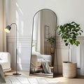 56"X18" Arched Full Length Mirror, Tempered Glass Full Body Mirror by MirrMuse