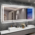 72x32 Inch LED Bathroom Mirror by Wedhouc