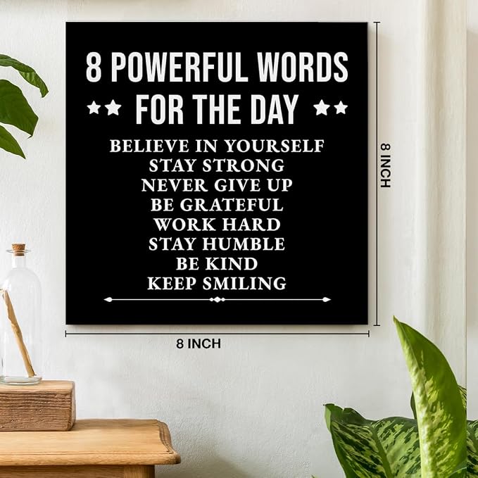 Inspirational Wall Decor, Motivational Canvas Painting Wall Art - Image 2