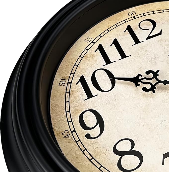 Plumeet Small Retro Wall Clock - Image 2