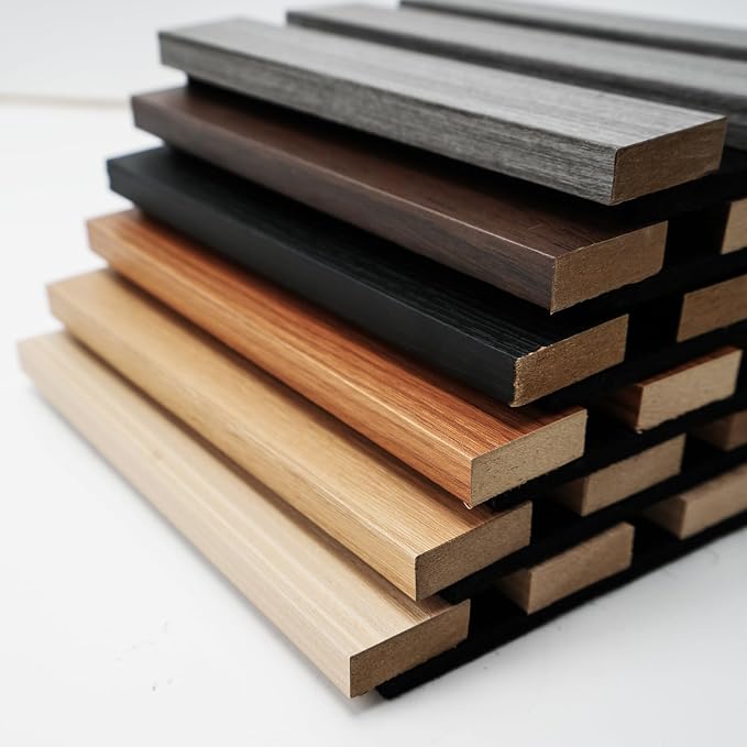 Art3d 6-Pack Acoustic Wood Slat Wall Panel Sample - Image 3