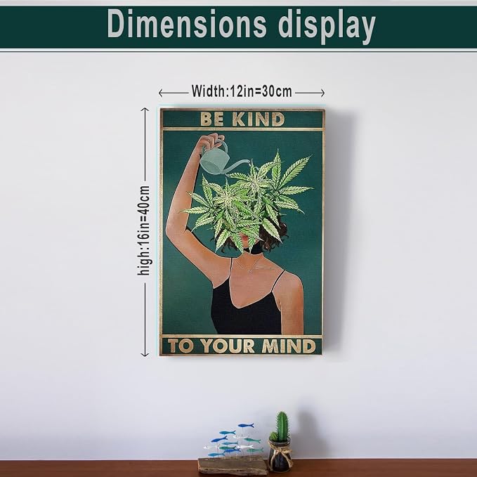 DIHSIEG Inspirational Canvas Wall Art funny bathroom wall art Print Poster - Image 2