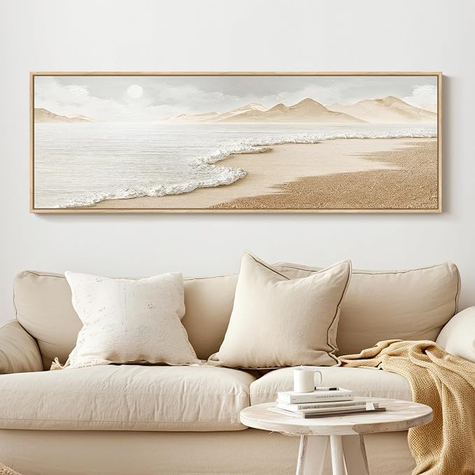 Framed Boho Coastal Beach Wall Art - Image 8
