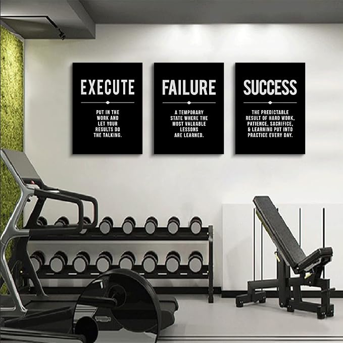 Framed Canvas Wall Art Success Quote - Image 5