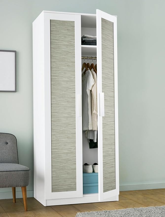 NuWallpaper Green Grassweave Peel and Stick Wallpaper, Textured Removable - Image 4