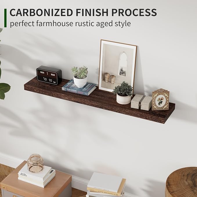 Marsmiles Wood Floating Shelves - Image 5