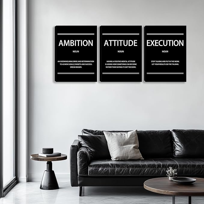 Motivational Wall Decor Paintings Inspirational Office Wall Decor Posters - Image 3