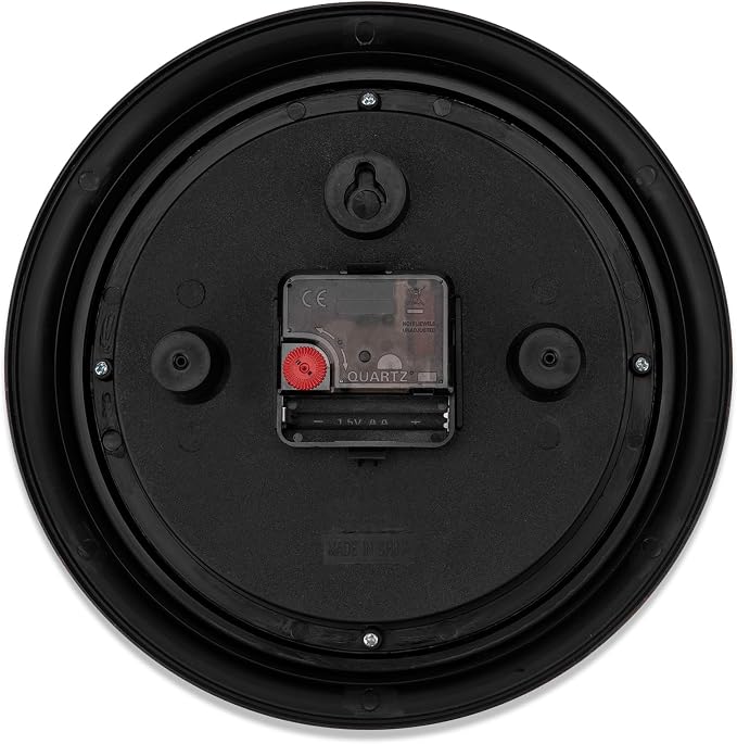 Foxtop 9 Inch Wall Clock Battery Operated Silent Non-Ticking Small Classic - Image 9