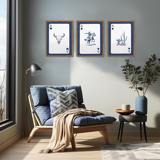 Western Wall Art Set of 3 - Image 3