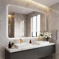 EOGOW LED Bathroom Mirror with Lights, 3 Colors Bathroom Mirror, Wall Mounted by EOGOW