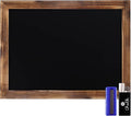 HBCY Creations 18" x 24" Torched Brown Solid Wood Frame Wall Chalkboard by HBCYCreations