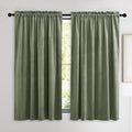 NICETOWN Super Soft Velvet Curtains 63 inches, Sound Reducing Cold Heat by NICETOWN