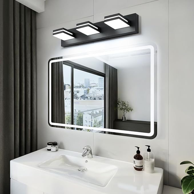 SineRise LED Modern Bathroom Vanity Light Fixtures, Modern Acrylic Bathroom - Image 6