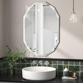 Bathroom Mirrors for Over Sink, Round Frameless Mirrors for Wall, 20x30 Inch by JACUKO