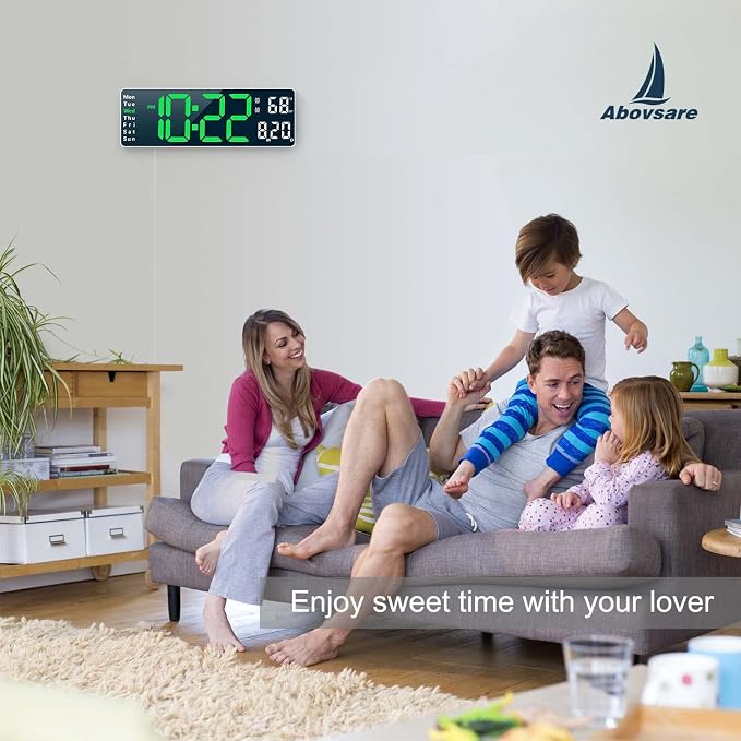 Digital Clock, Digital Wall Clock - Image 5